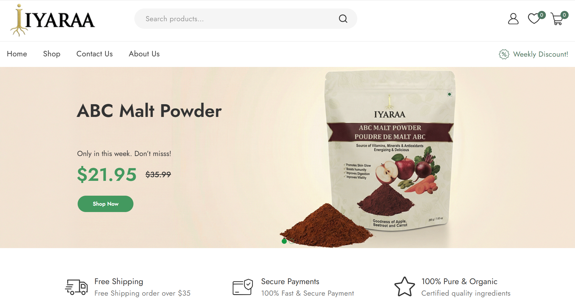 Iyaraa Premium Persian Saffron E-Commerce