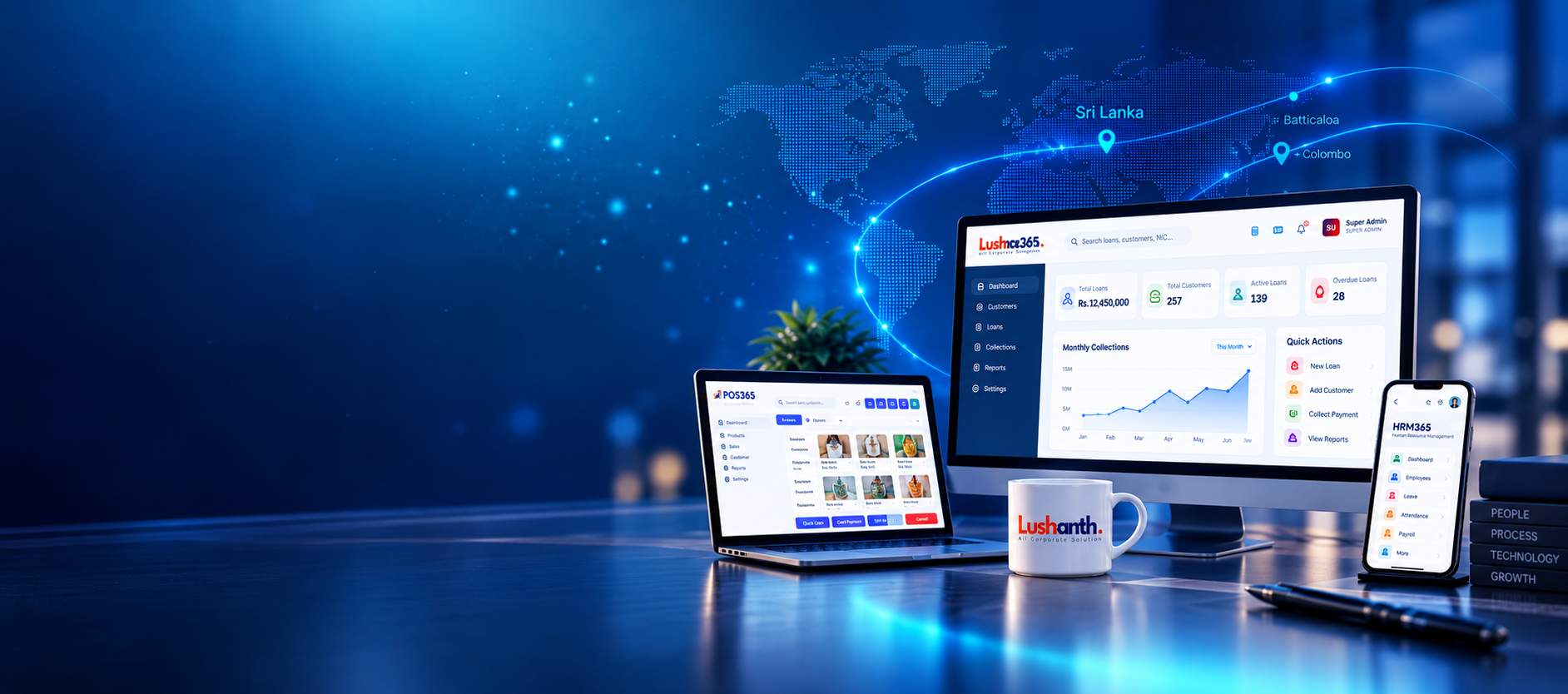 Lushanth Workspace Banner